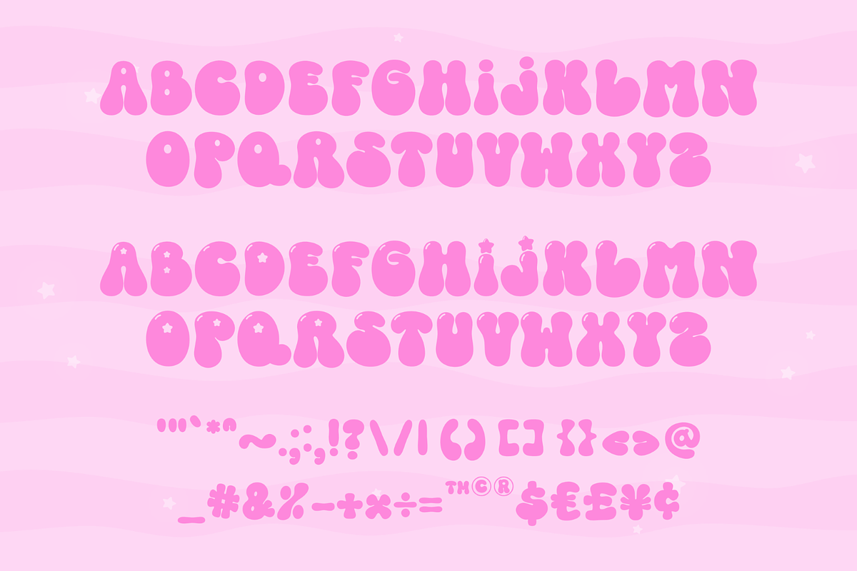 Kawaii Ghost Font, a Handwritten Font by Babymimiart (Photo 9 of 10)
