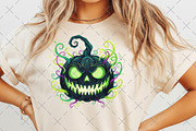Spooky Pumpkin PNG, an Illustration by Craft Nest (Thumbnail 2 of 6)