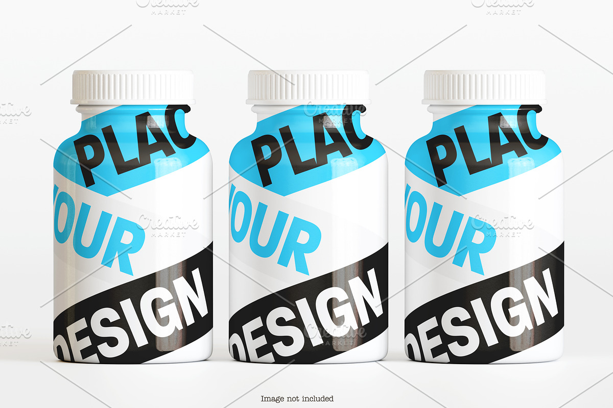 Pills Bottle Mockup Bundles, a Packaging Mockup by Ambo Ampeng (Photo 21 of 26)