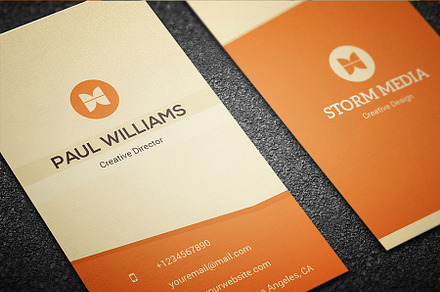 Minimal Corporate Business Card V3