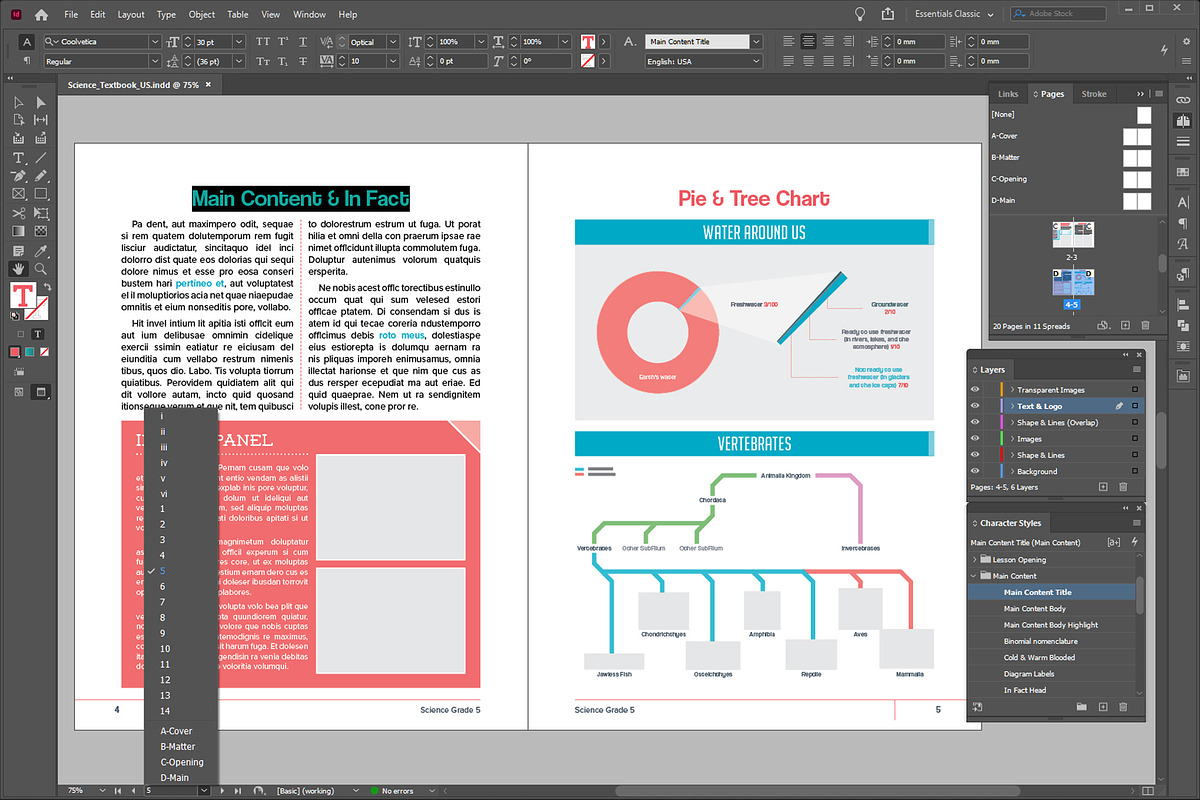 Science Textbook Template 4.0 A4+US, a Magazine Template by fisihsani (Photo 9 of 9)