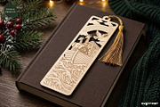 Wooden Jesus Bookmarks SVG Bundle, a Decorative Illustration by svgocean (Thumbnail 12 of 13)