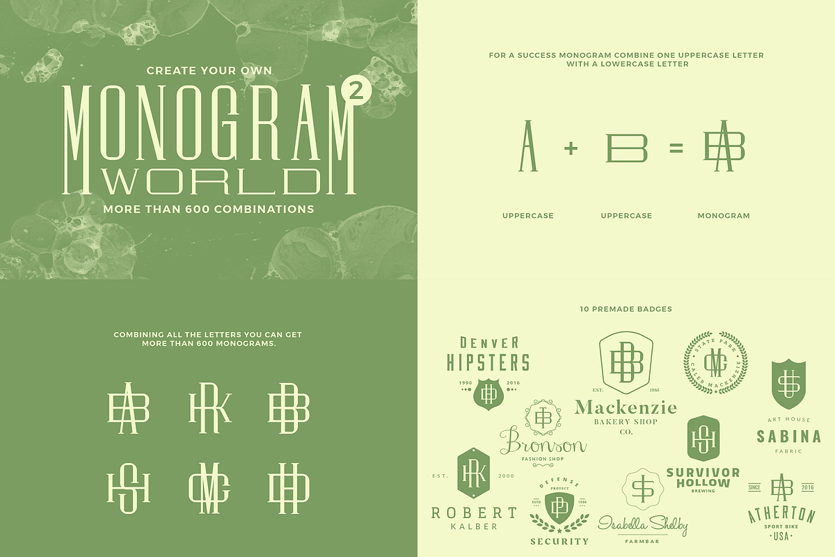 Monogram World Bundle-Monogram Font preview 8