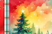 3D Christmas Card Background, a Decorative Illustration by Sharon Schwalbe (Thumbnail 2 of 3)