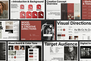 Moodboards & Creative Direction, a Presentation Template by E-Type
