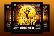 Halloween Flyer Template, a Flyer Template by MithilaCreation (Thumbnail 1 of 6)