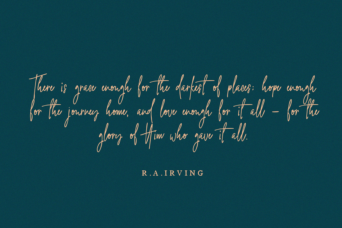 Heaven + Earth | Handwritten Font preview 5