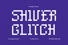 Shiver Glitch | Pixelated Font