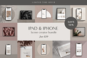 4 IN 1 iPad & iPhone Mockup Bundle, an iPad Mockup by Moyo Studio (Thumbnail 1 of 18)