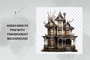 10 Haunted House Cliparts, an Object Illustration by Nuchylee Photo (Thumbnail 4 of 4)