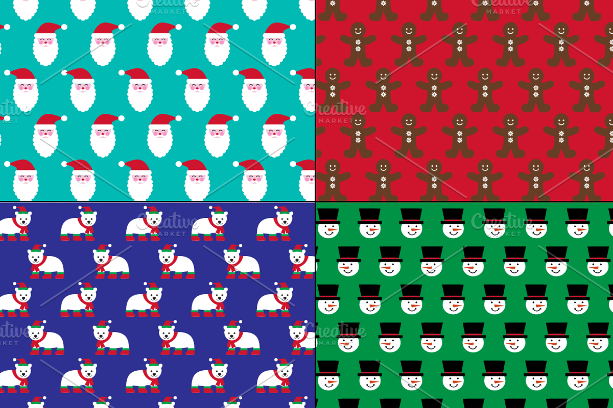 Seamless Christmas Patterns, a Pattern Graphic by Melissa Held Designs (Photo 5 of 9)