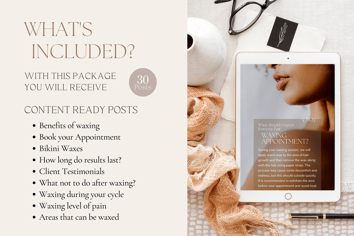 Waxing Instagram Templates, a Social Media Template by Design Lush Studio (Photo 4 of 8)