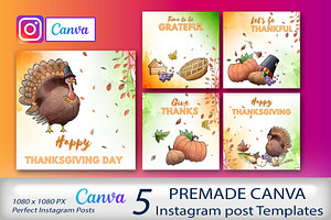 Thanksgiving Social media template