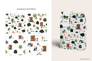 People in park Illustration clipart, a Seasonal Illustration by LyubovZaytseva (Thumbnail 9 of 21)