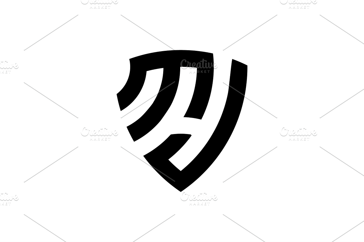 MJ Monogram Logo Template, a Branding & Logo Template by Advateik ™ (Photo 2 of 2)