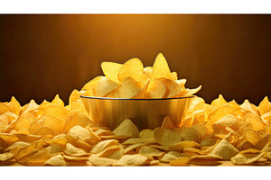 nachos corn chips ai generated, a Food & Drink Photo by pikepicture