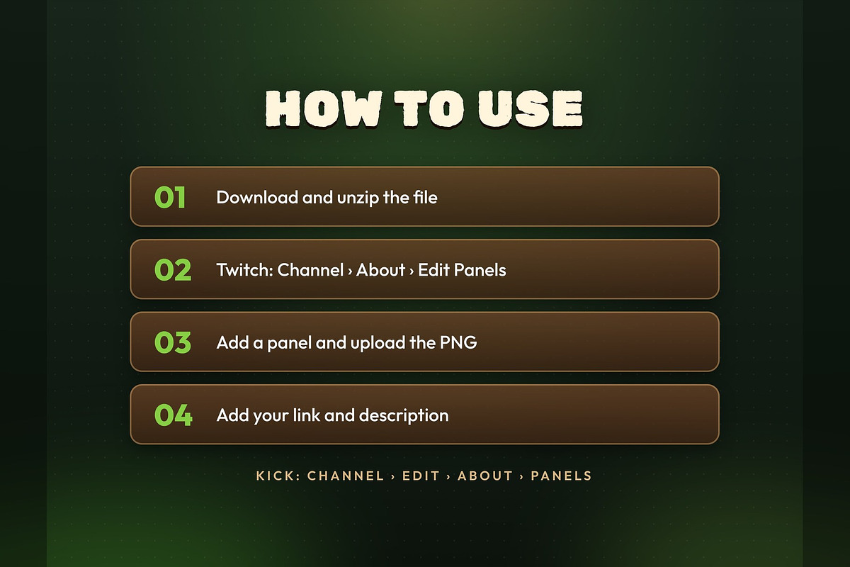 Earth Twitch & Kick Panels, an Object Graphic by Gear Store (Photo 7 of 7)