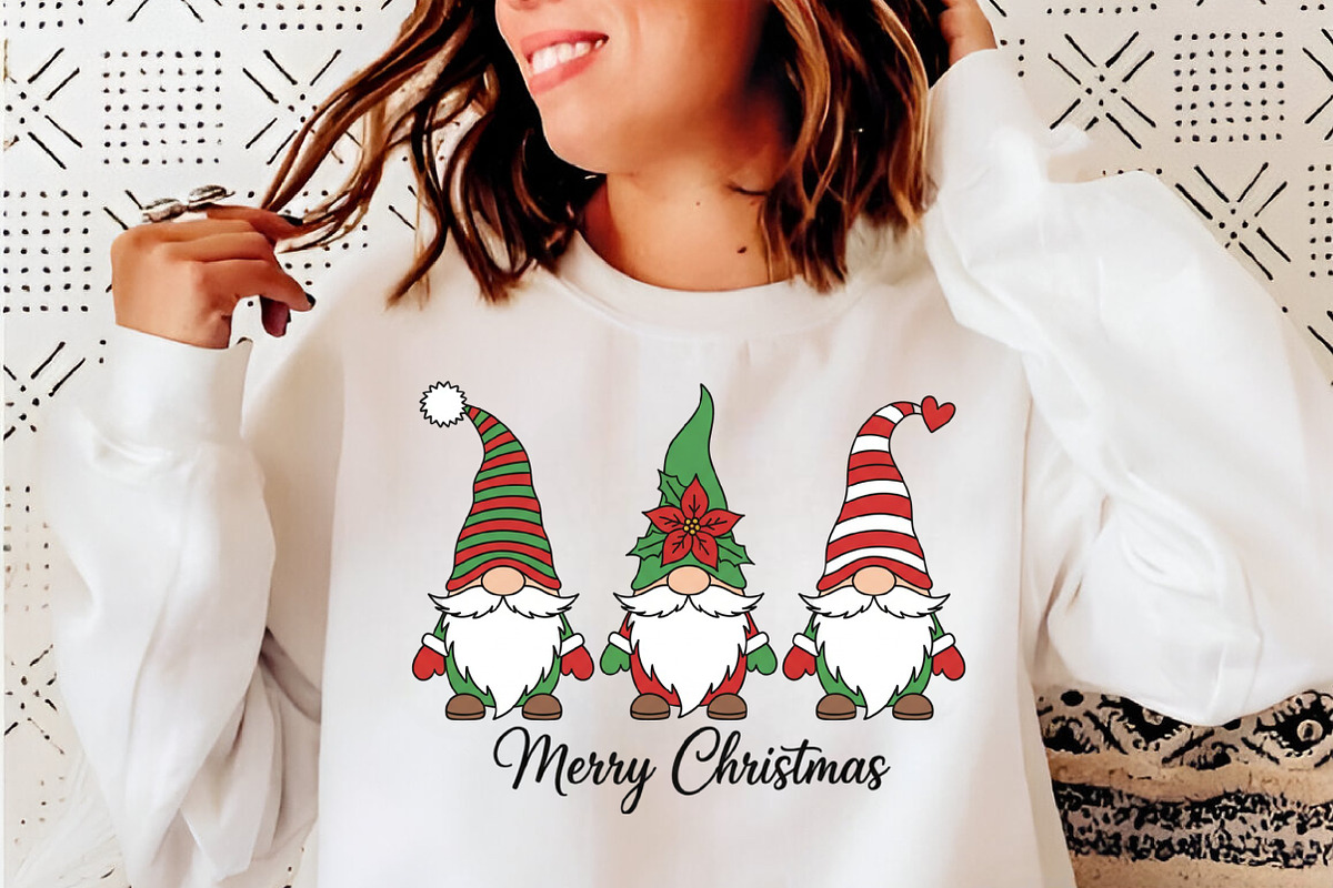 Merry Christmas Clipart Sublimation, an Illustration by SinaCreation (Photo 4 of 5)