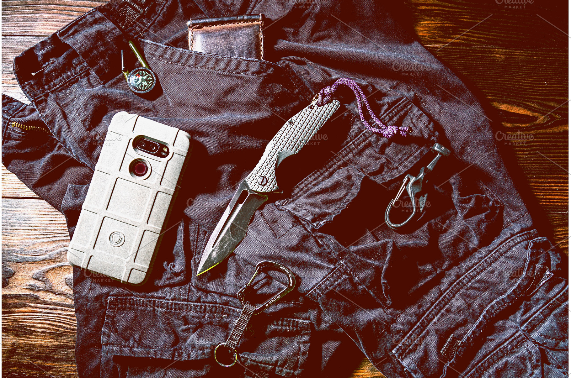 Folding knife for everyday wear, an Industrial Photo by Stockphoto by vzwer