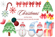 Christmas Clipart Illustration, a Seasonal Illustration by tchastudio (Thumbnail 5 of 7)