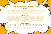 Good Shreak Font, a Script Font by Mabhal Studio (Thumbnail 8 of 10)