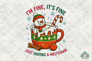 Whimsical Christmas Cocoa PNG, an Illustration by Craft Nest (Thumbnail 1 of 6)
