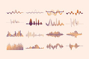 Sound Waves Illustration, an Illustration by GravitaSign (Thumbnail 2 of 2)