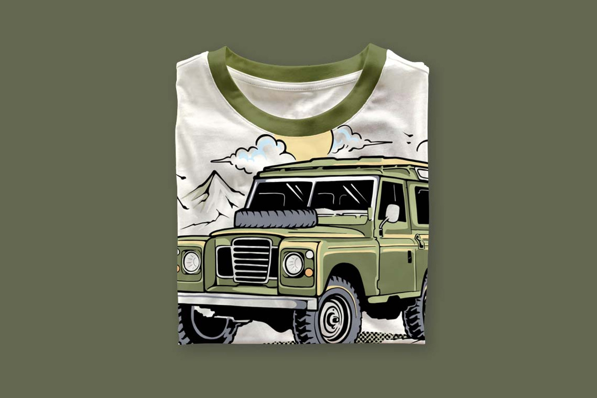 Folded T-shirt Mockup, a Shirt Mockup by jiwstudio (Photo 5 of 5)