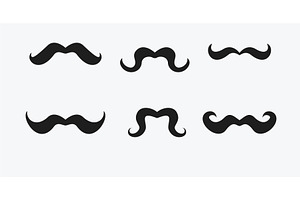 Mustache Icon Set