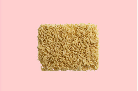 a flat lay of fast food noodles, a Food & Drink Photo by Mikee's stuff