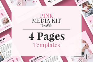 4 Page Media Kit Canva Template