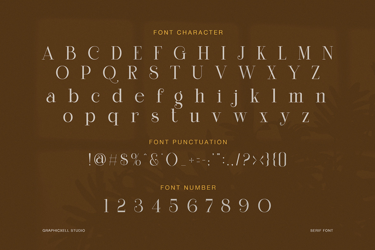 Gellan Elegant Serif Font, a Serif Font by Graphicxell (Photo 7 of 8)