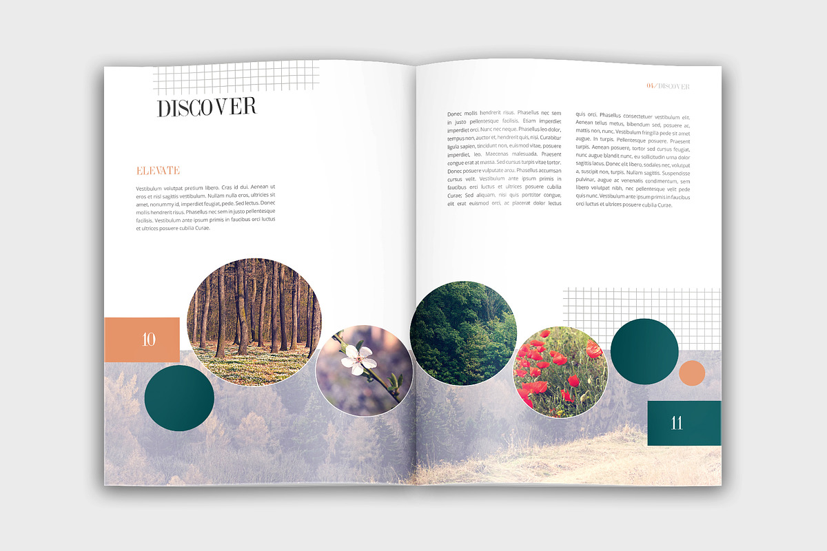 Vintage Nature Booklet, a Brochure Template by velvetmade.designs (Photo 6 of 11)