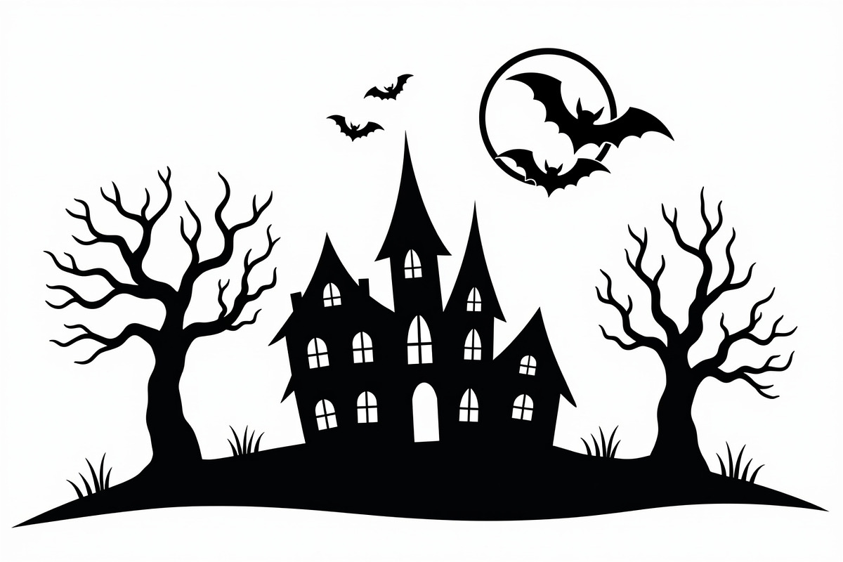 Spooky Haunted House Bundle, an Illustration by Designs_River (Photo 6 of 9)