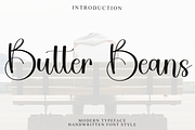 Butter Beans, a Handwritten Font by FreshTypeINK (Thumbnail 1 of 8)
