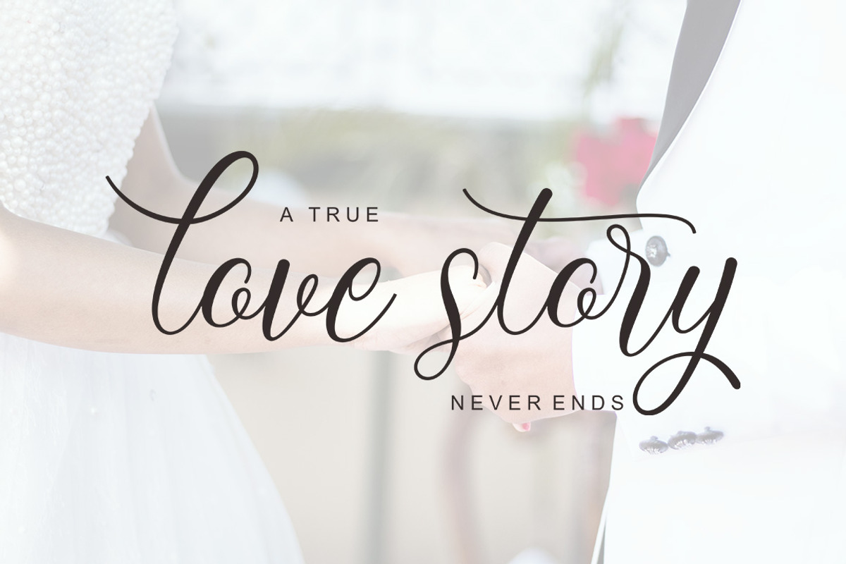 Girly Heart, a Script Font by Rotterlab Studio (Photo 4 of 8)