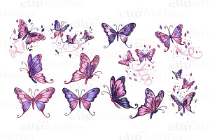 Magic Butterfly Clipart