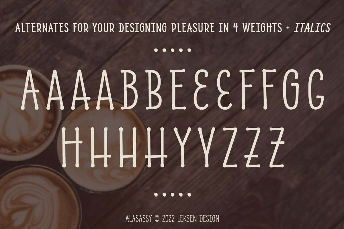 Alasassy, a Handwritten Font by Leksen Design (Photo 2 of 5)