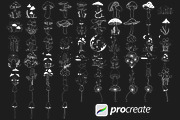 Mushrooms Set 3 Procreate Brush, a Brush Add-On by Disasterology Ink (Thumbnail 5 of 10)