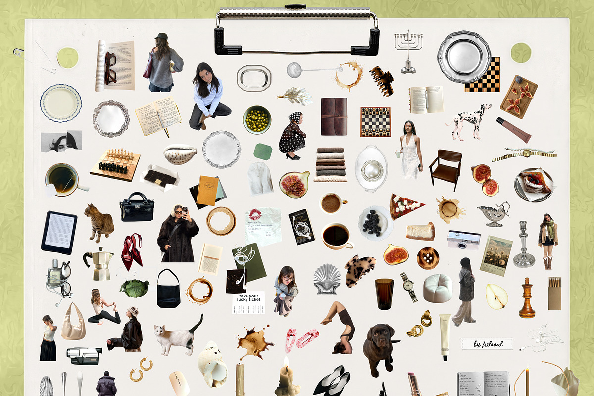 250 Private Discourse Collage Pack, an Object Graphic by Feelsoul (Photo 10 of 10)