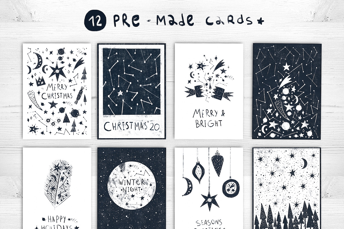 Starry Christmas Night | COLLECTION, an Object Graphic by Daria Miazhevich (Photo 4 of 10)