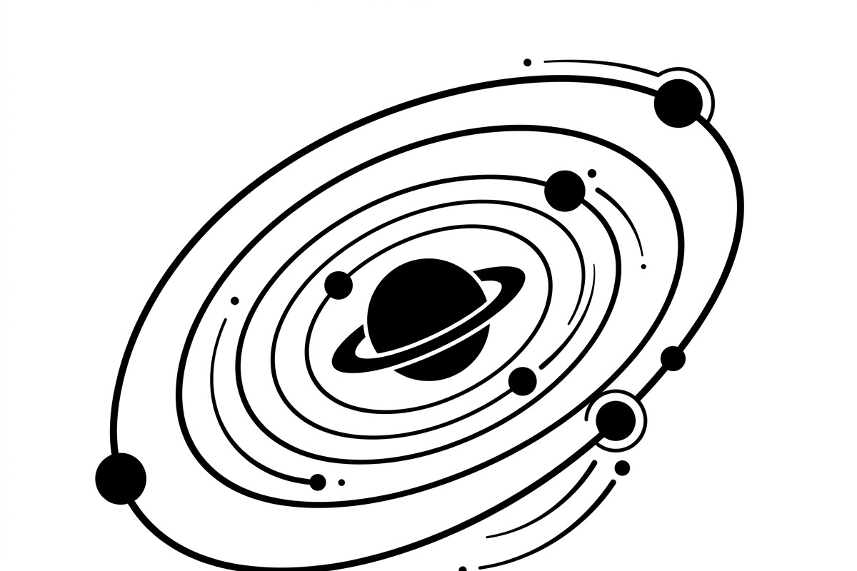 60 Planet Orbit Abstract Silhouette, an Empty State Illustration by Amazin_art (Photo 32 of 35)