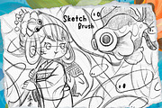 Whimsical iBox kawaii procreate brus, a Brush Add-On by ProcreateiBox (Thumbnail 3 of 8)