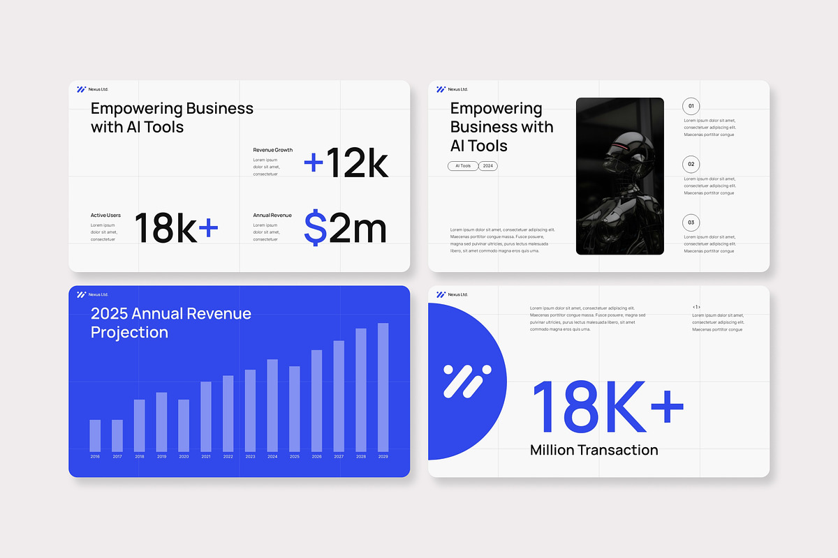 Ai Business deck PowerPoint Template, a Presentation Template by Premast (Photo 3 of 4)