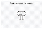Cute Monster Characters Line Icons, an Outline Icon by Designfour (Thumbnail 2 of 7)