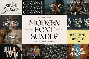 Chic & Modern Font Bundle Volume 3