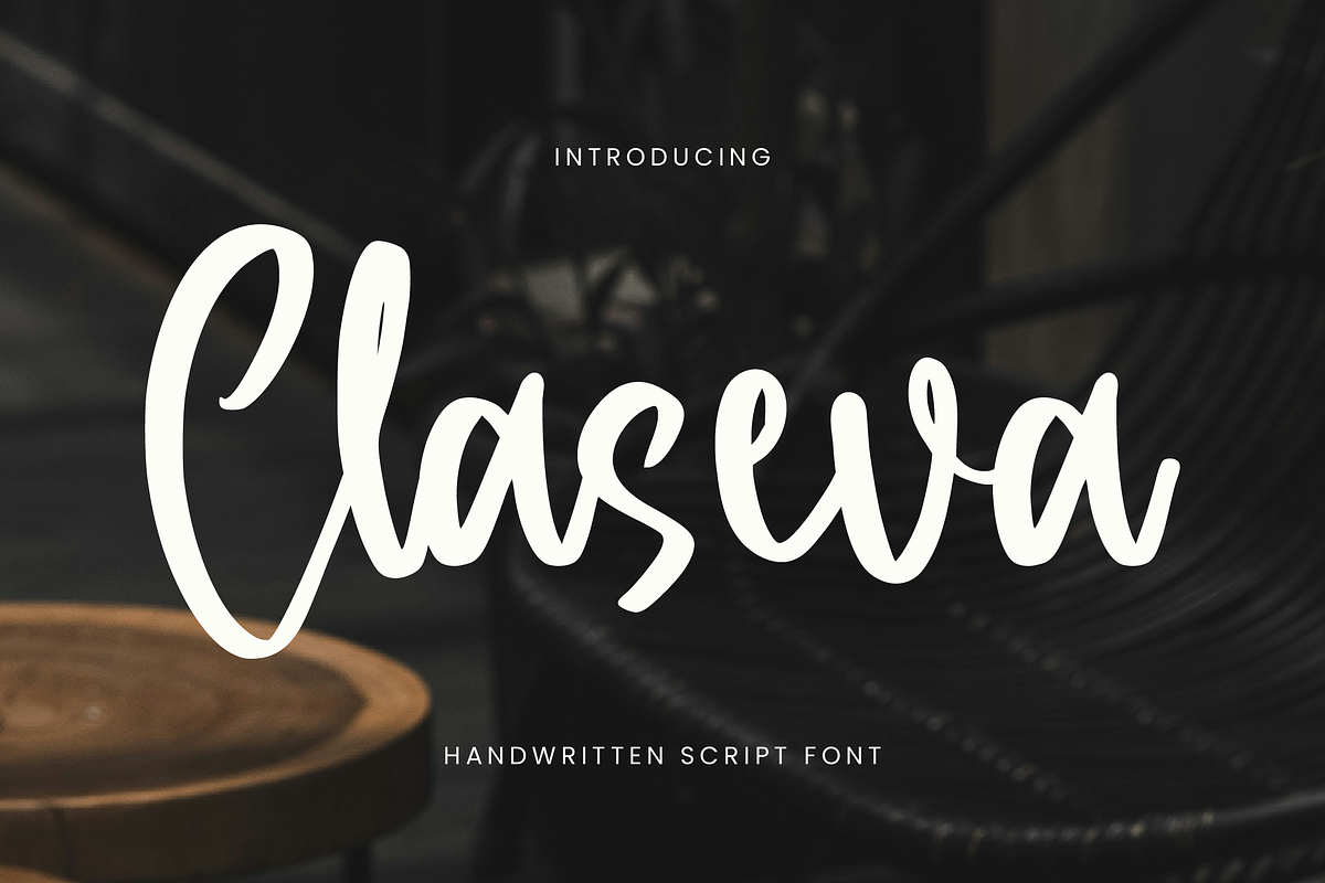 Claseva Script Font, a Script Font by Randi Irvan | Rvandtype (Photo 1 of 11)