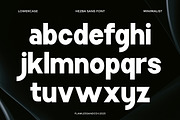 Hezba - Modern Sans Serif Font, a Sans Serif Font by Flawless And Co (Thumbnail 8 of 10)