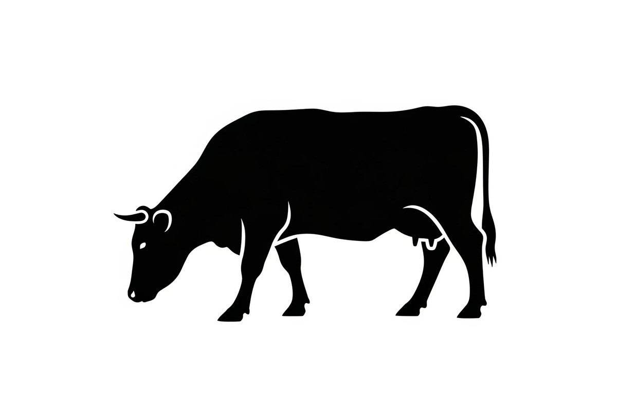 Farm Cow Silhouette Vector Bundle, an Illustration by Designs_River (Photo 17 of 51)