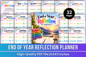 End of Year Reflection Planner